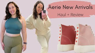 Aerie New Arrivals Haul  Real Me Leggings Flares Matching Sets and More [upl. by Eiba]