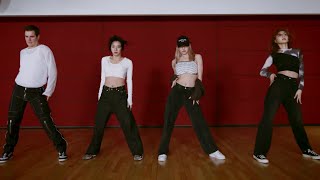 TWICE MOMO CHAEYOUNG TZUYU X Kiel Tutin  “bloodline Ariana Grande” Dance Practice Mirrored 4K [upl. by Aiyn]