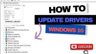 How to update drivers 𝗪𝗶𝗻𝗱𝗼𝘄𝘀 𝟭𝟬 Guide 2024 [upl. by Meekar208]