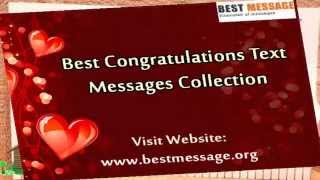 Sample Congratulations Messages  Congratulation Quotes amp Wishes [upl. by Assennej]