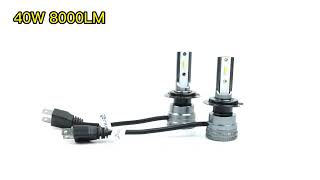 Prilight PE4 Mini Led Headlight 40W 8000LM Fanless Led Headlight [upl. by Aseefan]