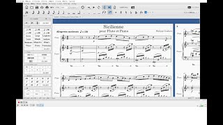 ≪MuseScore 3≫ Gaubert  Sicilienne pour Flute et Piano [upl. by Teddman]