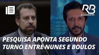 Paraná Pesquisas Levantamento aponta Nunes e Boulos no segundo turno  Jornal Gente [upl. by Parthena999]