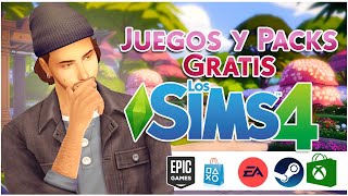 JUEGOS Y PACKS GRATIS  LOS SIMS 4 [upl. by Jakoba457]