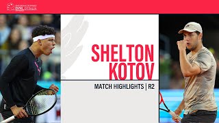 Ben Shelton  Pavel Kotov  ROME R64  Match Highlights IBI24 [upl. by Ursala]