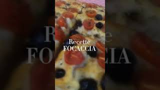 FOCACCIA RECETTE [upl. by Yursa]