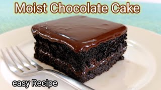 World most easiest moist chocolate cake recipe  chocolate cake recipe [upl. by Caitrin]