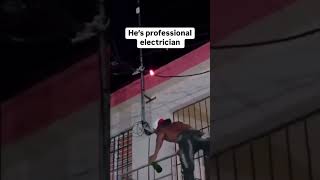 Professional Electrican Man electric [upl. by Zollie]