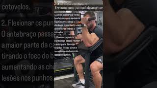 Evite esses erros no rosca scott para prevenir lesões musculação treino esporte [upl. by Seagraves]