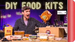 Taste Testing and Reviewing DIY Food Kits  Vol6  Sorted Food [upl. by Cly]