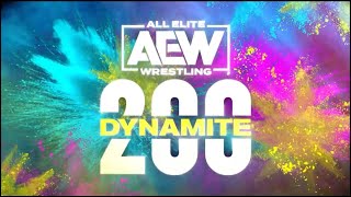 AEW Dynamite 200 Intro amp Opening Pyro w 20192022 Stage  8223 [upl. by Herod994]