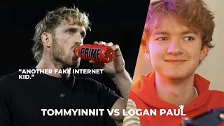 Logan Paul is going NUTS Tommyinnit vs Logan drama [upl. by Durrett590]