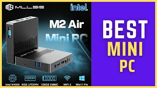 Best Mini PC  MLLSE M2 Air Mini PC Intel Celeron N4000 CPU Window11 Mini PC Review [upl. by Cynera]