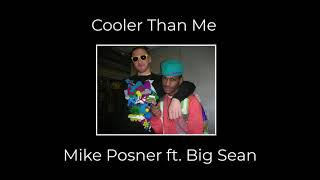 Cooler Than Me Karaoke  Mike Posner ft Big Sean [upl. by Wagshul458]