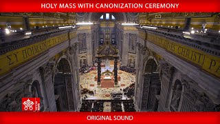 February 11 2024 Holy Mass with Canonization Ceremony  Pope Francis [upl. by Shannah]