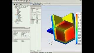 QuickField Example Simulation ISO 102112007 Thermal bridges in building construction [upl. by Lurette]