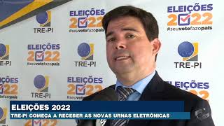 TREPI começa a receber as novas urnas eletrônicas [upl. by Furgeson]