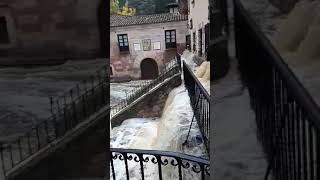 Restaurante del Barranco de la Hoz en Molina de Aragón tras las fuertes lluvias de Octubre de 2024 [upl. by Bronnie966]