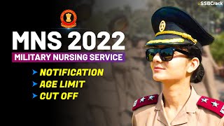 Military Nursing Service MNS 2022  Full Notification Explained [upl. by Tem782]