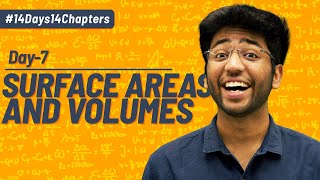 Day 7 Surface Areas and Volumes  Chapter Revision With Most Expected Questions  Shobhit Nirwan [upl. by Juli]