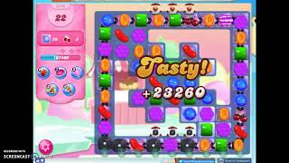 Candy Crush Level 2124 Audio Talkthrough 1 Star 2 Boosters [upl. by Sillihp]