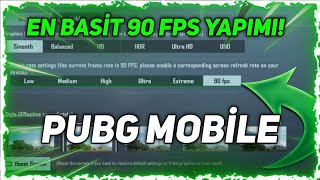 BU CONFÄ°G HARÄ°KA  KALICI 90 FPS CONFÄ°G  90 FPS YAPMA  90 FPS NASIL YAPILIR  PUBG MOBÄ°LE 19 [upl. by Gradey742]