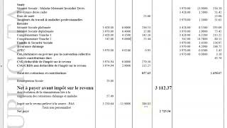 P4 Le calcul des cotisations sociales dans le bulletin de paye [upl. by Annauqal]