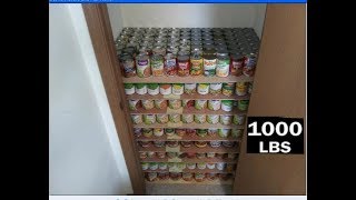 Prepper Survival Storing up Can Foods 2024 2025 EMERGENCY FOOD STORAGE 2024 [upl. by Warchaw]