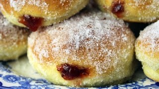 Pączki  Polish Jelly Donuts  Oven Baked Doughnuts [upl. by Clarhe]