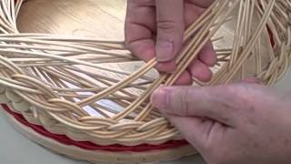 Baskets Weaving a Gretchen Rim [upl. by Aryhs]