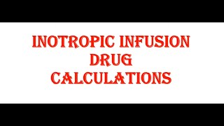 Inotropic infusion drug Calculation in Nepali  Helpful for NCLEXRNNURSING LICENSELOKSEWA [upl. by Winsor]