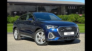 Brand New Audi Q3 15 TFSI CoD 35 S line Sportback S Tronic  Blackburn Audi [upl. by Esoryram]