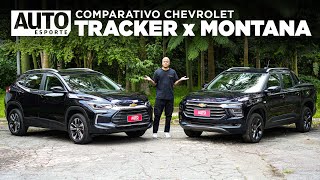 CHEVROLET TRACKER x MONTANA vale a pena trocar o SUV pela picape [upl. by Dalury392]