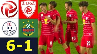 FC Liefering vs Rapid Wien A  2 Liga Highlights 202223 [upl. by Lrub]