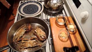 How to Cook Soft Shell Crabs  Sauteed  Episode 53 [upl. by Sassan776]