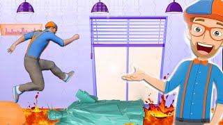 Blippi O Chão é LAVA blippiemportugues blippi i [upl. by Antonella]