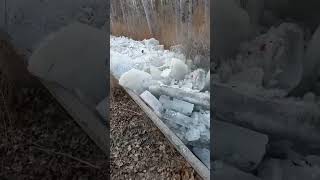 Process of ice flow through the drain [upl. by Rudwik551]