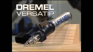 Versatip Dremel como Funciona o Mini Maçarico F0132000JA [upl. by Attenra669]