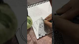 Let’s Create Doodle Art🌻tredingsong doodle artviews viralshorts begginers easydrawing [upl. by Denis]