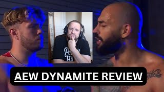 RICOCHET VS OSPREAY ANNOUNCED AEW DYNAMITE REVIEW [upl. by Montgomery]