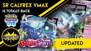 Shadow Rider Calyrex VMAX Deck Is Really Good In ScarletViolet Meta Pokemon TCG [upl. by Jenei]