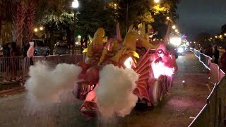 Mystics of Time MOT Mardi Gras Parade 2018 Mobile Alabama [upl. by Nnawtna]