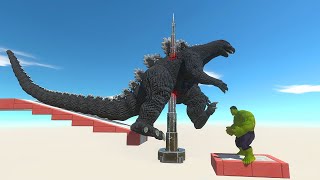 Giant Piercer Hit Kaiju Monsters  Animal Revolt Battle Simulator [upl. by Edahs]