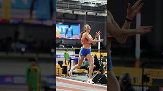 Femke Bol storms to world record in Glasgow 🔥 athlete running netherlands worldrecord [upl. by Jeu333]