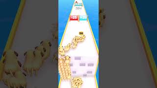 Pets Count Run Game  Satisfying Gameplay shorts viral gaming asmr [upl. by Oigroig]