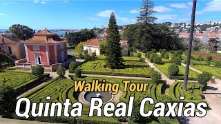 Quinta Real Caxias  Walking Tour  Portugal 4K ASMR [upl. by Imorej]