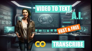 Video to text with AI and google colab FREE and FAST [upl. by Garlaand]