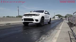 1000 HP Hennessey Jeep Trackhawk 060 mph 27 sec [upl. by Noxaj]