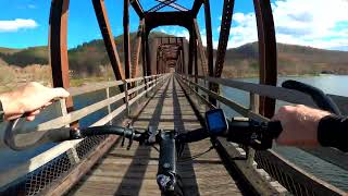 New River Stated Park Trail  Hiawasse Trestle [upl. by Ahtrim]