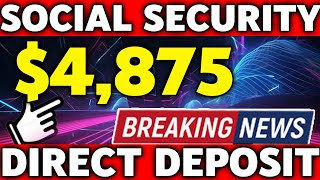 SSA TRANSFERS THE PAYMENTS  4875 DIRECT DEPOSIT  COLLECT BEFORE 10TH  SOCIAL SECURITY SSI amp SSDI [upl. by Otir]